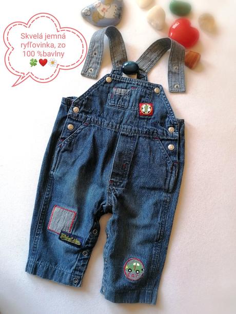 Skvelá nohavice na tráčiky, babykap,68