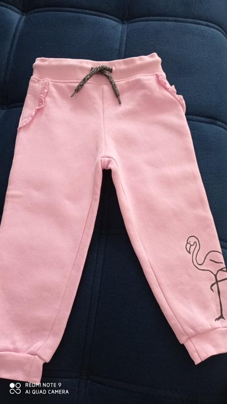 Ružové zateplené tepláky, lupilu,104