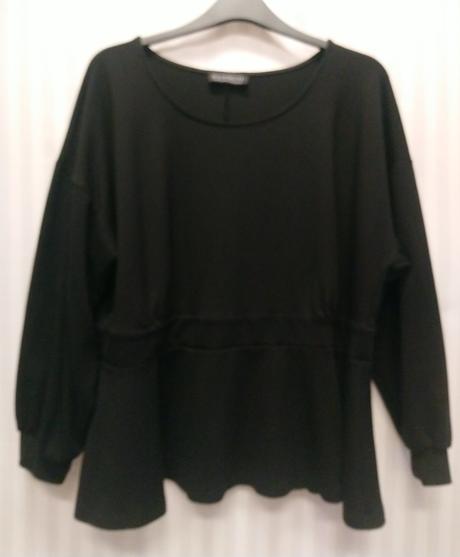 Dámska elastická čierna mikina, eloquii, xxl/xxxl, xxxl