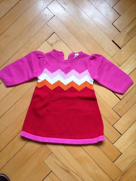 Prechodne pletené saty, 68