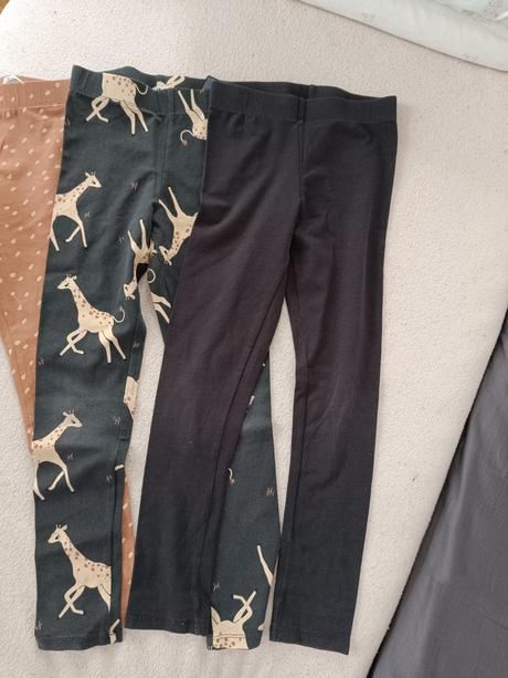 3 pack leginy, h&m,128