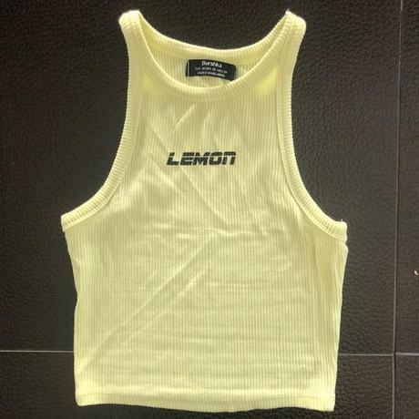 Citrónovo žltý letný crop topík bershka, bershka,xs