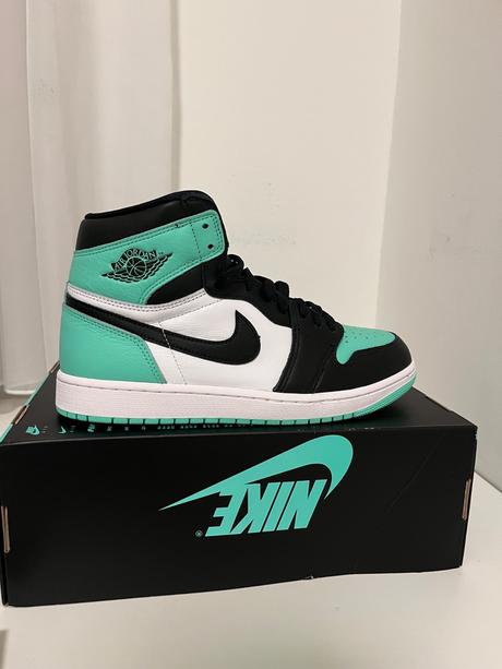 Air jordan 1 retro high og (green glow), air jordan,44