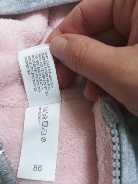 Zateplená mikina v. 86, baby club,86