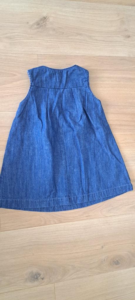 Riflové šaty, h&m,92