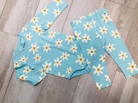 Nádherná kvetinkové body s legínkami, lindex,86 / 92