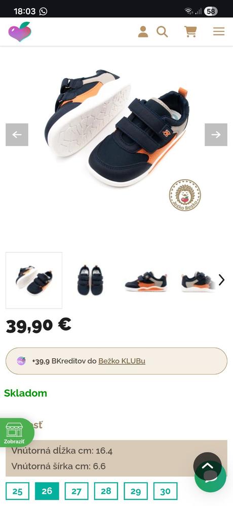 Blikajúce detské tenisky, 26