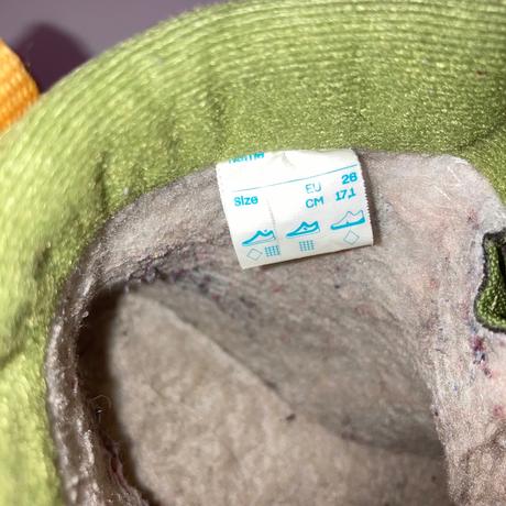 Affenzahn zimne topanky, zelene, affenzahn,26