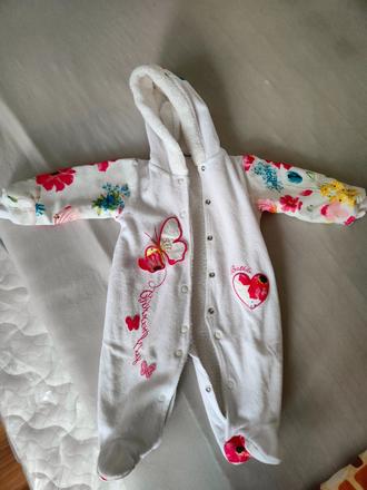 Kvetinový overal pre dojčiace, 68