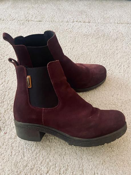 Členkové semišové čižmy, 37