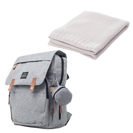 Set mamaleto - prebaľovací batoh a deka, mamaleto