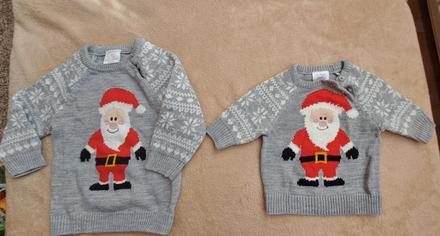 Detské pulóvriky vianočný motív 56/62 a 86/92, 86