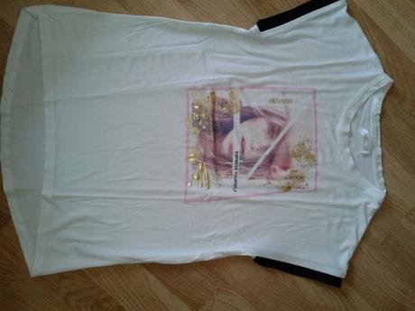 Tričko so zlatou nažehľovačkou v. 134/140, 134