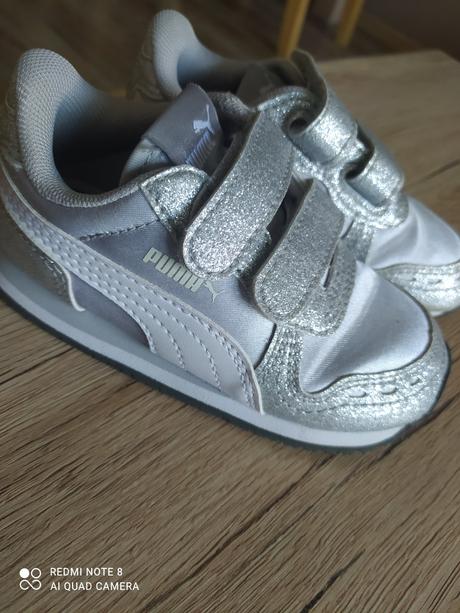 Strieborné puma tenisky, puma,23
