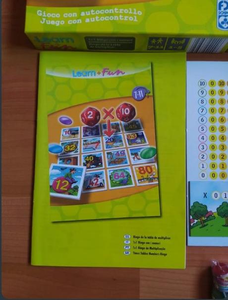 Bingo hra precvičovanie malej a veľkej násobilky,