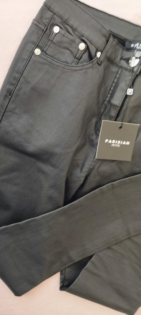 Dámske nohavice koženého vzhľadu, zn. parisian, 40