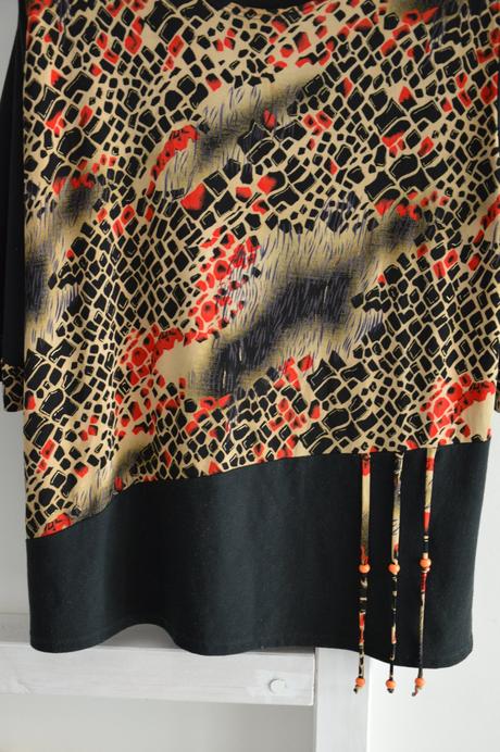 Vzorovaný top 46/48, 46