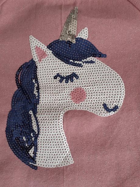 Trblietavý pulover s koníkom, kiki&koko,122