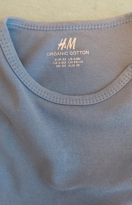 Body modré h&m 68, h&m,68