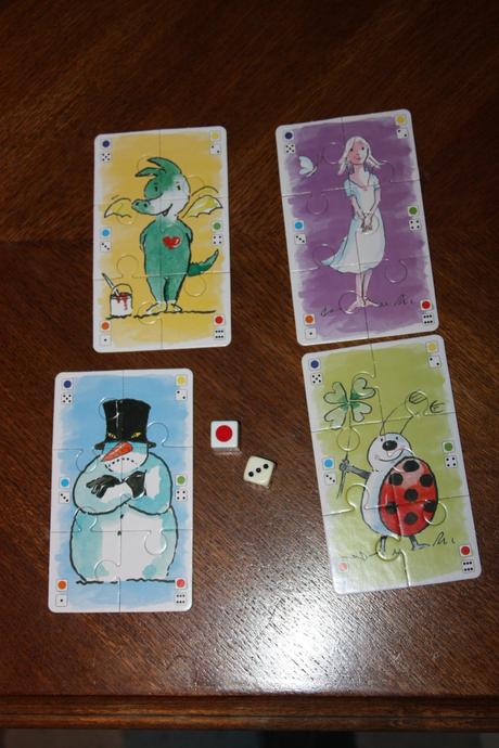 Tabaluga- hoď kockou a skladaj - od 3 rokov, 