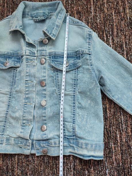 Dievčenská rifľová bunda, 134