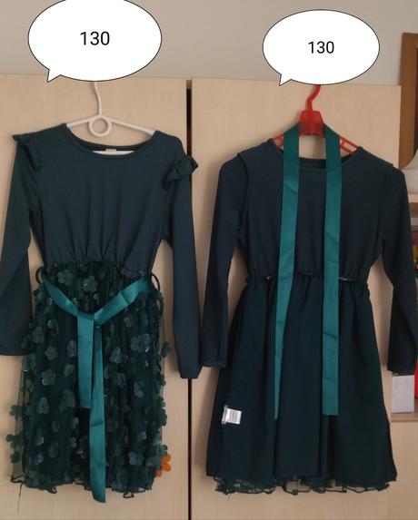 Zelené šaty 130, 134