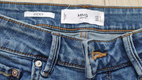 Denimové šortky, mango,36