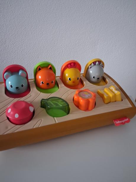 Vyskakovacie zvieratka interaktivna fisher-price,