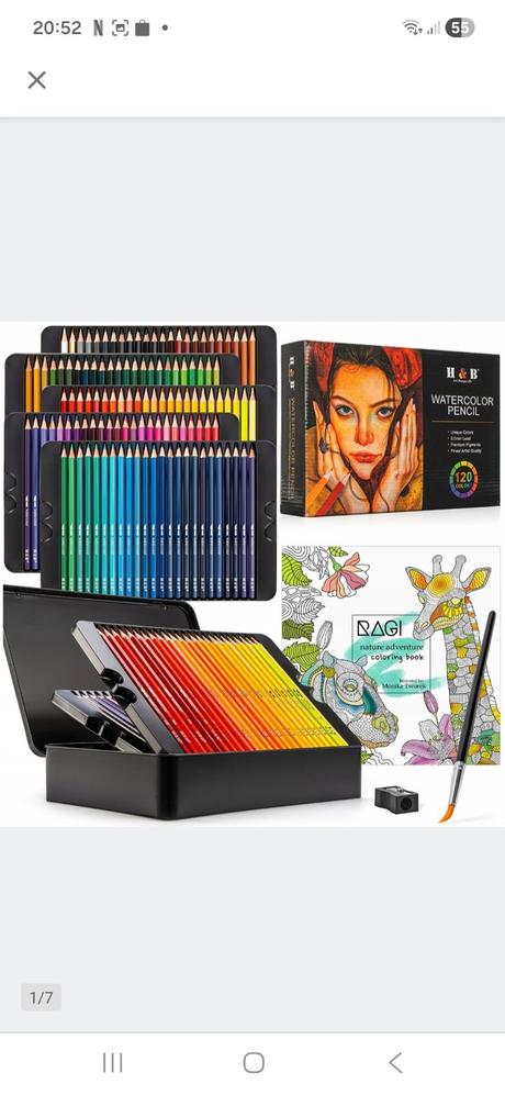 Nové aqua farbičky 120 ks, 