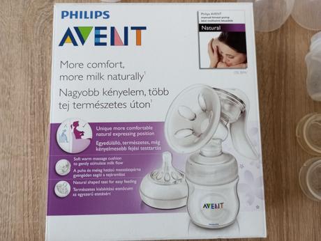 2x odsávačka mlieka s príslušenstvom, 