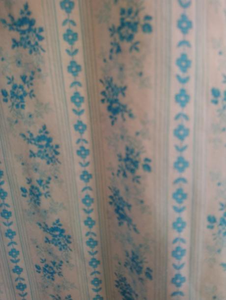 Dlhá nočná košela s modrým vzorom, florbell, s, s