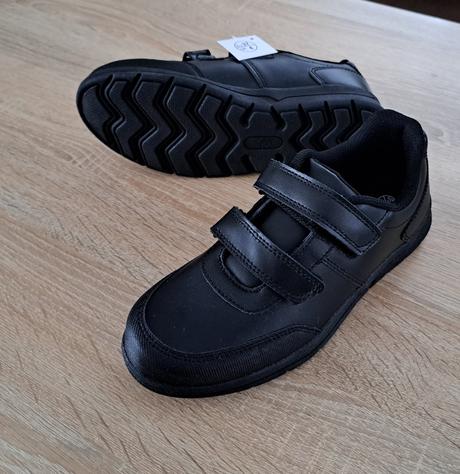 Čierne topanky na suchý zips, pepperts,37