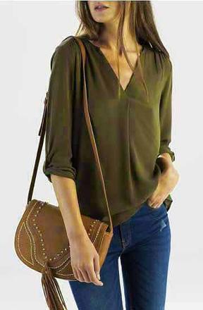 Blúzka s jemným leskom, stradivarius,m