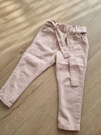 Dievčenské nohavice s opaskom, f&f,104