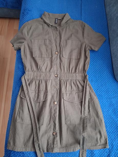 Športová kaki šaty v.38, 38