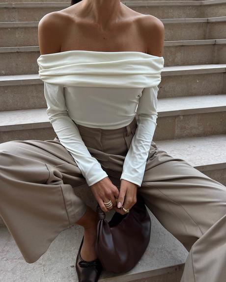 Na-kd krémovo biele s odhalenými ramenami xxs 32, 32