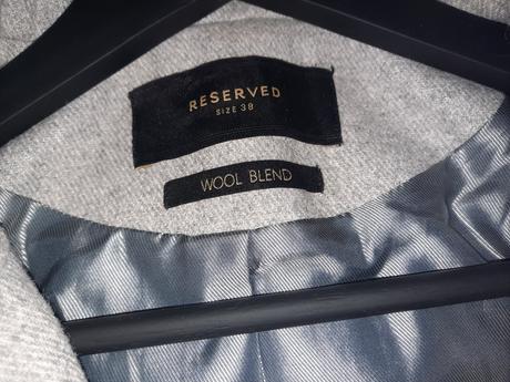 Klasický vlnený kabát, reserved,38