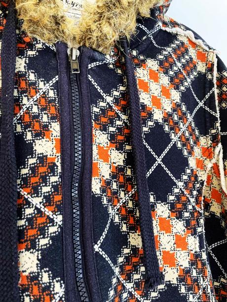 Teplá huňatá bunda m/l, m