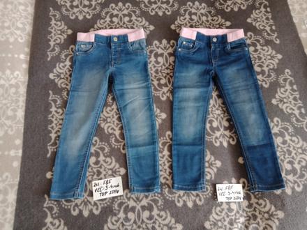 Dievčenské rifle zn.f&f veľ.3-4roky, f&f,98