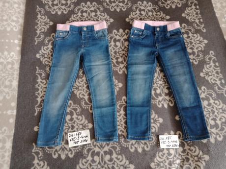 Dievčenské rifle zn.f&f veľ.3-4roky, f&f,98