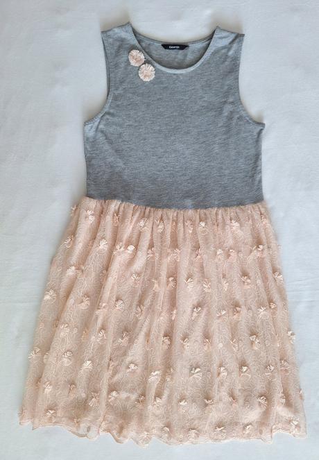 Šaty sivo-ružové, george,158