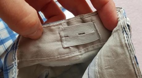 Kockované kraťasy 116, h&m,116