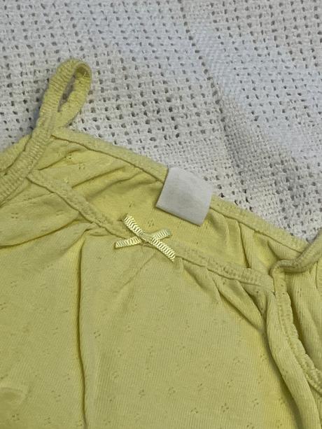 Dievčenské body žlté h&m (74), h&m,74