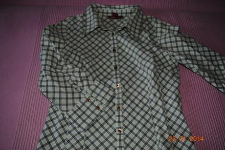 Károvaná košeľa, h&m,38