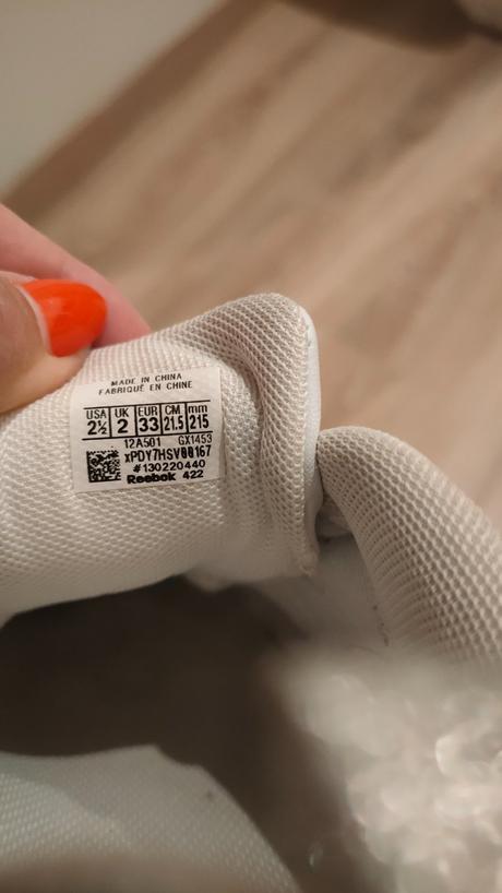 Biele tenisky, reebok,33