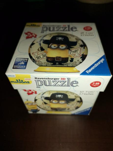 3d puzzle mimoni pirat, 