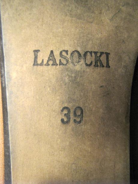 Hnedé kožené baleríny, lasocki,39