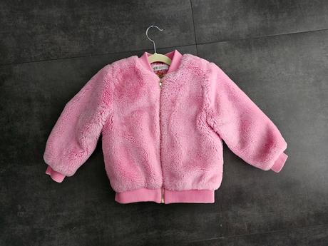 Chlpatá prechodná bundička, h&m,110