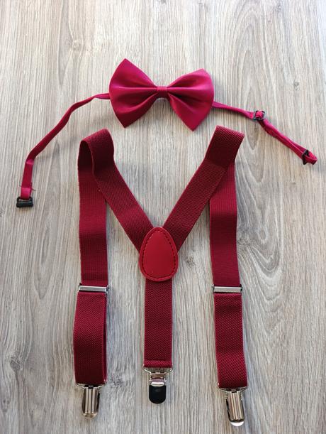 Chlapčenské traky a motýlik - 13 farieb, 