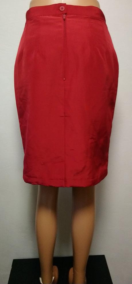 Dámska červená sukňa so spodničkou, xs